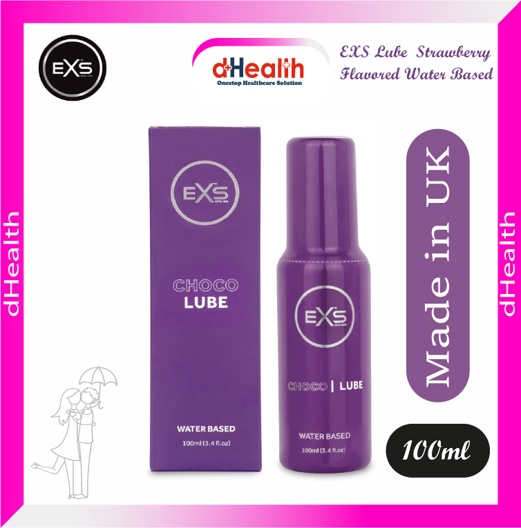 Picture of EXS Lubricant Choco & Strawberry Flavored Water Based Lubricant 100ml 2's Combo Pack