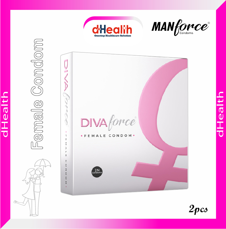 Picture of Divaforce Female Condom For Women (Made in Manforce India) Single Pack -1x2=2pcs