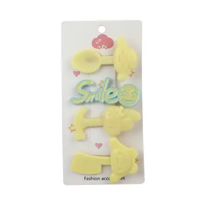 Picture of Cute Fun Shape Hairclips for kids (Buy 1 Get 1 Free)
