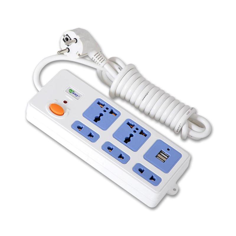 Picture of Multiplug Unique 5 Port 2 Way USB Model-306USB