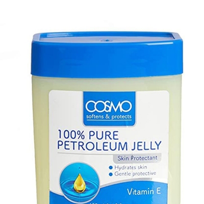 Picture of International Dubai Product cosmo cosmetics 100% Pure Petroleum Jelly Vitamin E-300ml