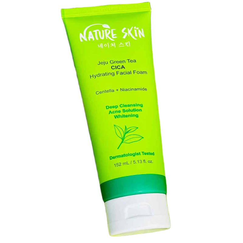 Picture of International Korean Product Nature Skin Jeju Green Tea CICA Hydrating Facial Foam 152 mL