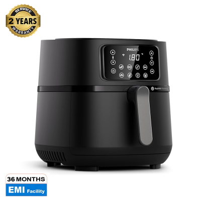 Picture of Philips 5000 Series 2225W Air Fryer, Full versatility and multifunctionality, all-in-one (HD9285/91)  