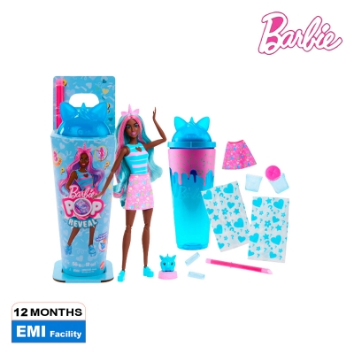 Picture of Barbie JCN86 Pop Reveal Shakes Series Doll & Accessories Set, Ages 3+