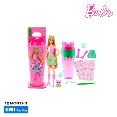 Picture of Barbie JCN88 Pop Reveal Shakes Series Doll & Accessories Set, Ages 3+