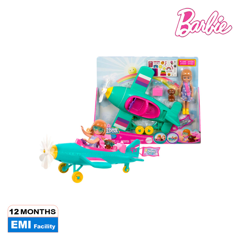 Picture of Barbie HTK38 Chelsea Can Beâ€¦ Plane Doll & Playset, Ages 3+