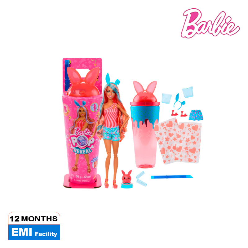 Picture of Barbie JCN87 Pop Reveal Shakes Series Doll & Accessories Set, Ages 3+