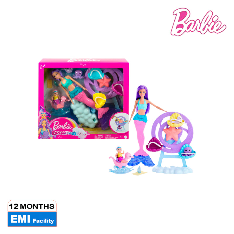 Picture of Barbie HLC30 Mermaid Doll with Purple Hair, Ages 3+