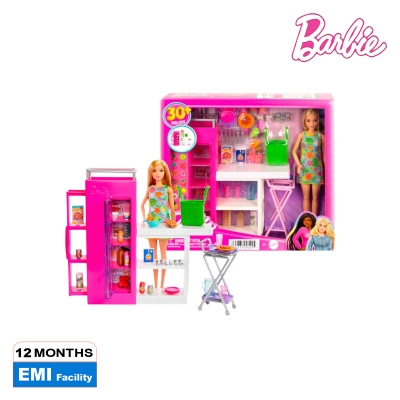 Picture of Barbie HJV38 Doll And Ultimate Pantry Playset