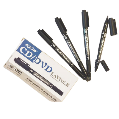 Picture of Gixin CD/DVD/OHP Marker Pen - Black (1pc,4pcs)