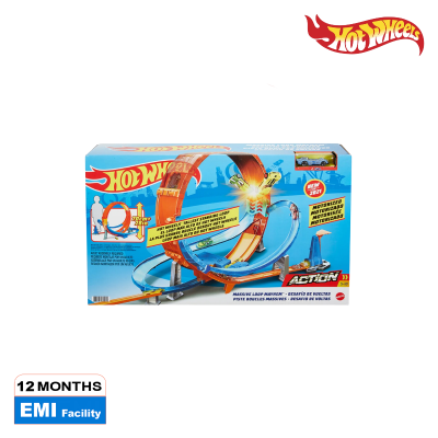 Picture of Hot Wheels GTV14 Massive Loop Mayhem Track Set, Ages 5+