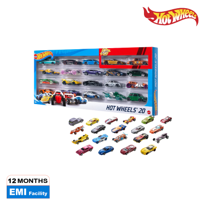 Picture of Hot Wheels H7045 BASIC 20 PACK GIFT BOX ASST. 2018, Ages 3+