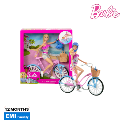 Picture of Barbie HBY28 Doll And Bike Playset