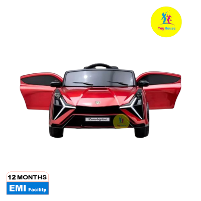 Picture of Lamborghini Sian Electric Ride-On Car for Kids – 12V Battery Powered Sports Car with Remote Control, LED Lights & Music – Luxury Ride-On Vehicle