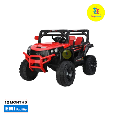 Picture of Beach Buggy Adventure Electric Ride-On Car – Dual Drive Desert Safari Thumper Buggy, 12V Battery Powered Racing Car for Kids – Red Color