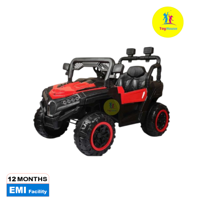 Picture of MDX 909 Electric Ride-On Jeep for Kids – 12V Battery Operated SUV Car with LED Lights, Music & Remote Control – Kids Jeep Car