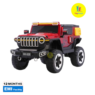 Picture of Jumbo Jeep 12V Battery Ride-On Car – Big Electric Kids Jeep with Lights & Music, Powerful SUV BH-658