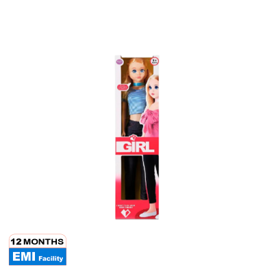 Picture of Dream Girl Big Size Doll For Pretend Play For Girl 100Cm - Doll