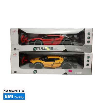 Picture of R/C Radio-controlled car AOHO Toys PHANTOM 31 cm light, smoke Yellow And Red(911-599B)