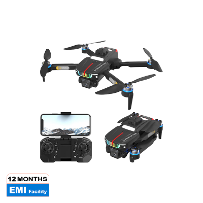 Picture of J6 Pro Drone with Wi-Fi & Integrated Camera | Super Car-Inspired LED Lights, App-Controlled & Foldable Quadcopter for Aerial Photography | Beginner Friendly