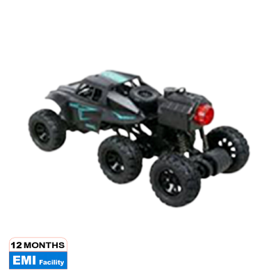 Picture of Smoking Rock Crawler Monster Truck | Big Size 6-wheel Sprayer RC Car 2.4Ghz Sprayer Rally Remote Control Car Six-Wheel Climbing Off Road Car Toys, High Speed 1:18 Scale with Rechargeable Batteries Terrains Tires Road Race Toy Gift for Boys Uni-Adult