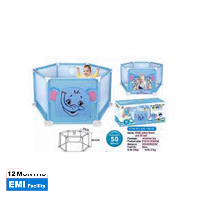 Picture of Lovely elephant 50pcs 55mm plastic ocean ball pool with 146cm safety fence 995-7062B