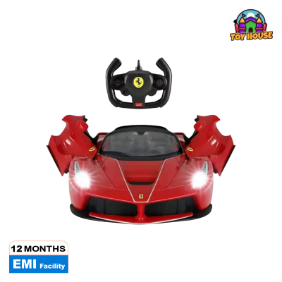 Picture of 1/18 Scale Lamborghini Sian FKP 37 Red Diecast Model Car with Copper Wheels by Bburago