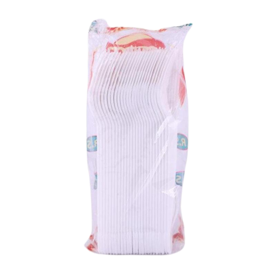 Picture of Disposable Plastic Fork - 50pcs (White)