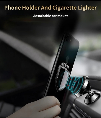 Picture of Cellphone Bracket Windproof Rechargeable USB  Electric  Flameless  Lighter