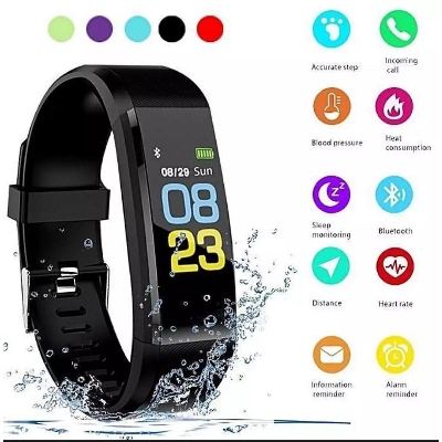 Picture of 115 Plus Smart band Sport Bracelet Fitness Tracker  Heart Rate Monitor Blood Pressure