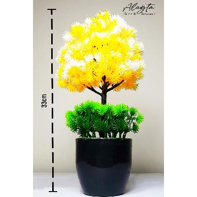 Picture of Yellow Lantana Artificial flower heavy Qualityfull matreials for Home room Office decoration