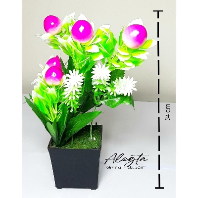 Picture of Tulips Artificial Flowers Home Garden Decoration Real Touch Flower Bouquet Birthday Party Wedding Decoration Fake Flower - Home Decoration Item
