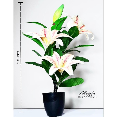 Picture of Asiatic lily  Artificial Flower for Home,wedding,outdoor flower bed, mall, landscape selection, various activities.