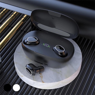 Picture of M20-TWS Waterproof Wireless Bluetooth Earbuds Headset New Rechargeable 5.1 Stereo Binaural TWS Support System IOS Android