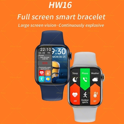 Picture of HW16 Pro Max Smart Watch Bluetooth Call Wireless Charging Blood Pressure Heart Rate Monitoring IP67 waterproof Smart watch