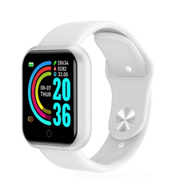 Picture of Y68 Pro Smart Watch Bluetooth Fitness Tracker Sport Heart Rate Monitor Blood Waterproof Women Color Bracelet D20 for Android IOS