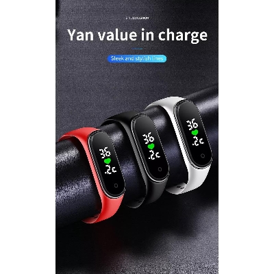 Picture of M5 PRO Body Temperature Smart Bracelets Fitness Tracker M5PRO Smart Bracelet