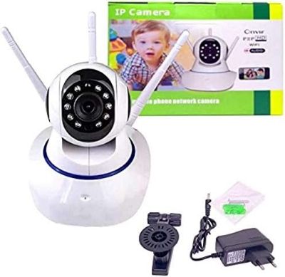 Picture of Câmera Ip 3 Antenas Wireless Sem Fio Onvif Wifi Hd Sensor Noturna Rotação App Smartphone