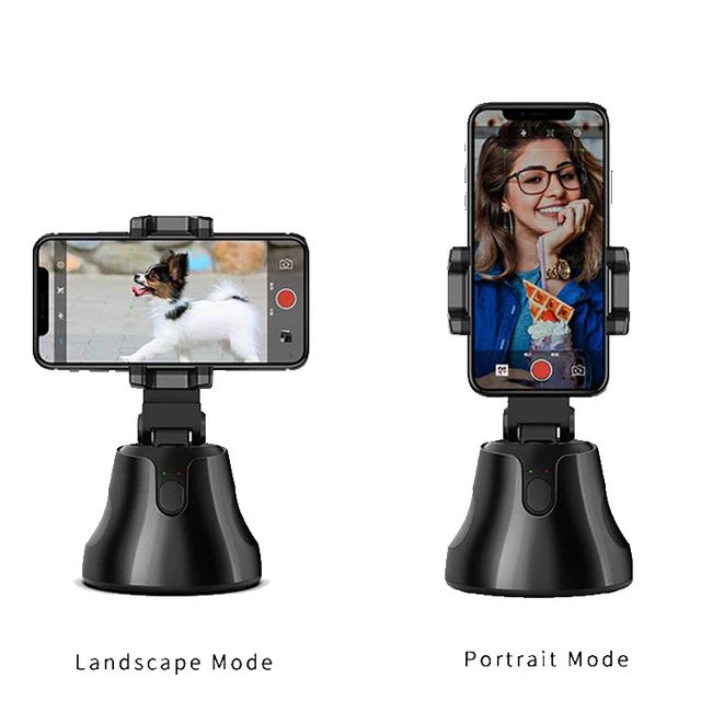 Picture of Auto Prosvet 360 Rotation auto face Tracking Smart Shooting phone Camera Holder apai genie Selfie Stick