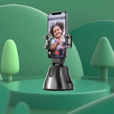 Picture of Auto Prosvet 360 Rotation auto face Tracking Smart Shooting phone Camera Holder apai genie Selfie Stick
