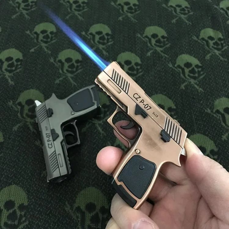 Picture of Genuine Metal CZ P07 PistolGun Lighter Inflatable Windproof Lighter
