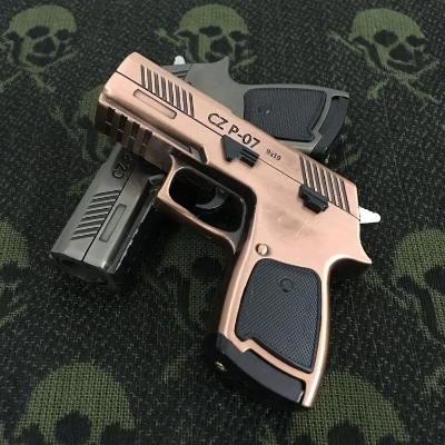 Picture of Genuine Metal CZ P07 PistolGun Lighter Inflatable Windproof Lighter