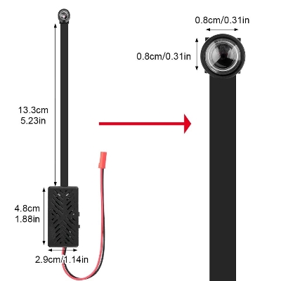 Picture of Mini Camera HD 4K 1080P Wifi IP Micro CamcorderPortable Wireless Module Video Record Support RemoteView P2P 90 degrees Camera
