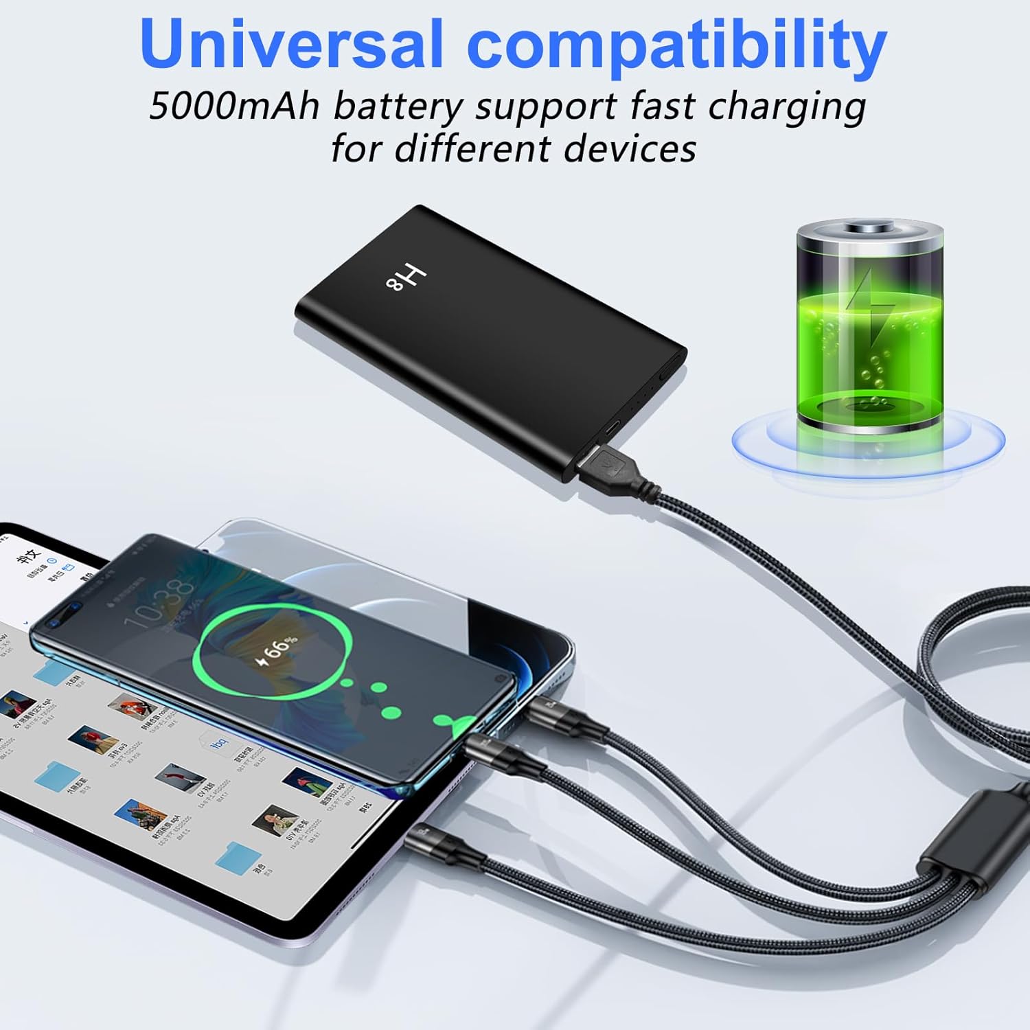 Picture of H8 Power Bank WiFi HD 1080P Pixels Night Vision Camera DVR P2P