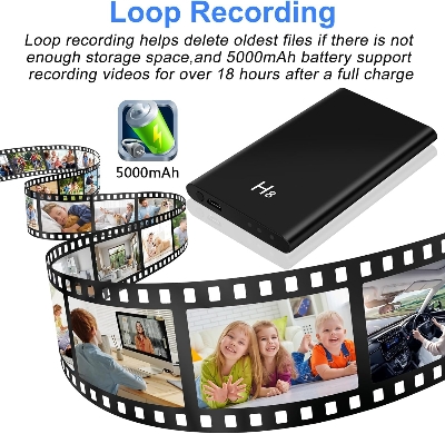 Picture of H8 Power Bank WiFi HD 1080P Pixels Night Vision Camera DVR P2P