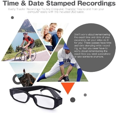 Picture of Camera Glasses HD 1080P Video Sunglasses Sports Glasses Outdoor Cycling Smart Glasses