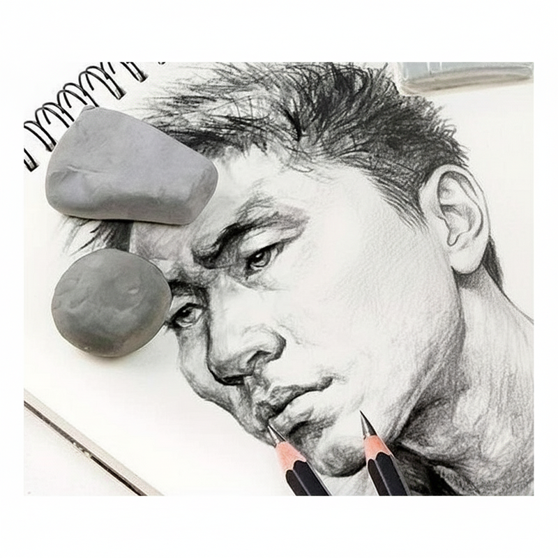 Picture of Kneaded Art Eraser /Rubber Pencil/Charcoal/Pastel Eraser for Art Drawing Artist