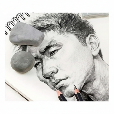 Picture of Kneaded Art Eraser /Rubber Pencil/Charcoal/Pastel Eraser for Art Drawing Artist