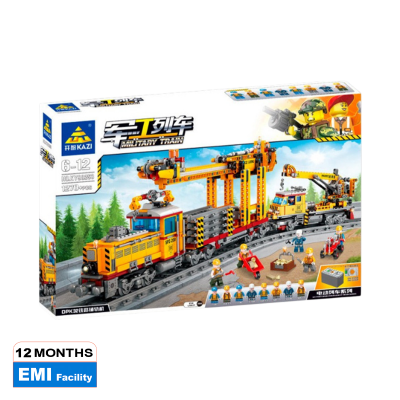 Picture of Original KAZI Electric Rail City Train With Sound And Light Power High-tech Building Block Model  ky98253 Children's Educational Toy Gift 1270