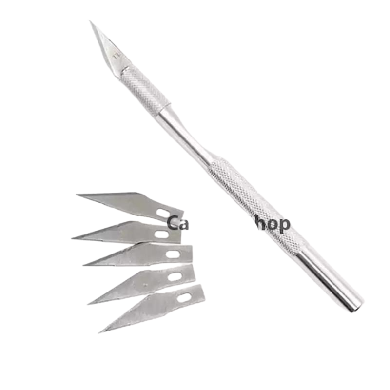 Picture of Precision Knife With 5 Blades (Aluminium Body)